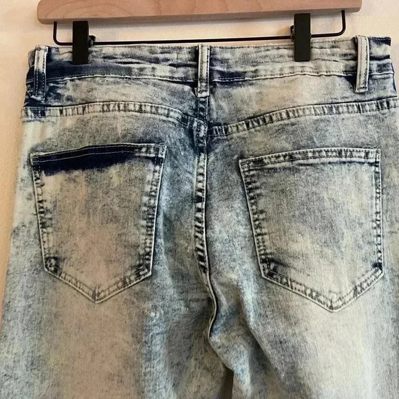 Blind Trust Stripe Paint Skinny Jeans Pants - Picture 3 of 7